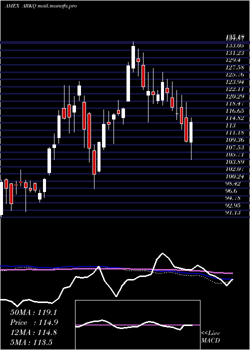  weekly chart ArkIndustrial