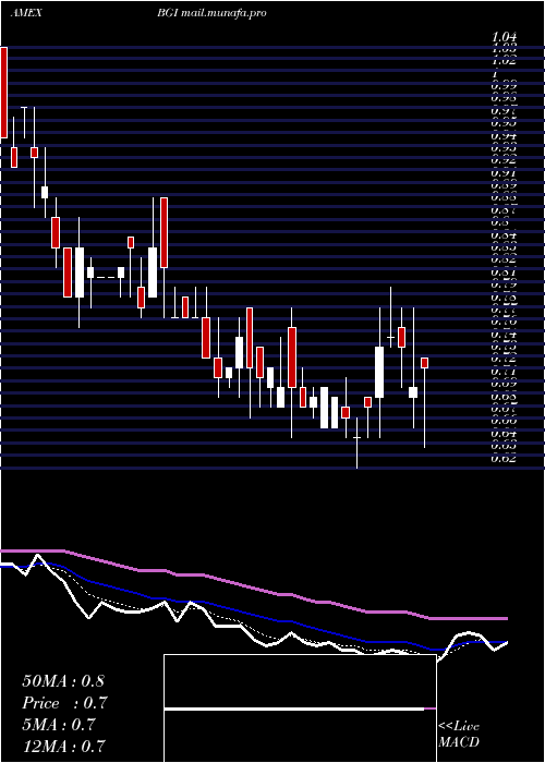  Daily chart BirksGroup
