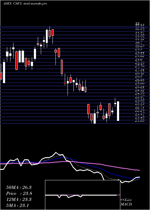  Daily chart CaledoniaMining