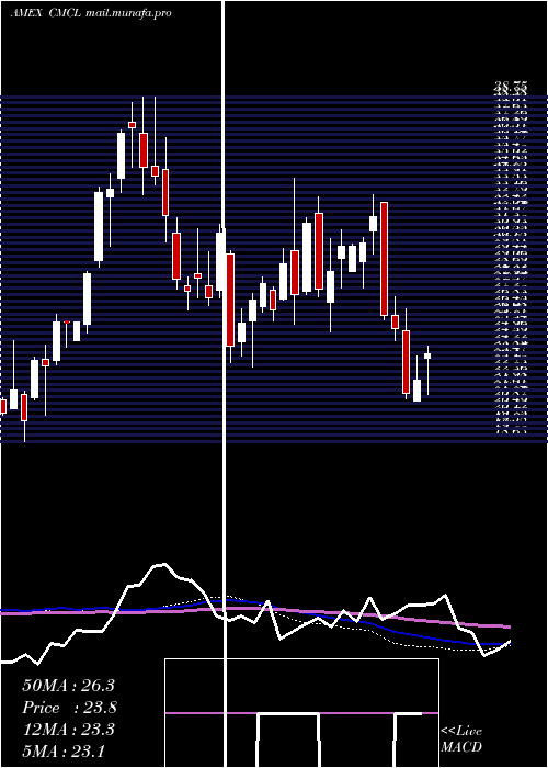  weekly chart CaledoniaMining