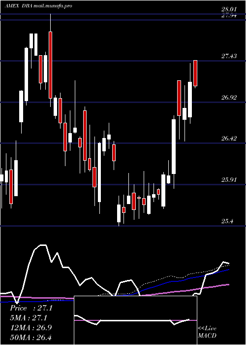  weekly chart PowersharesDb