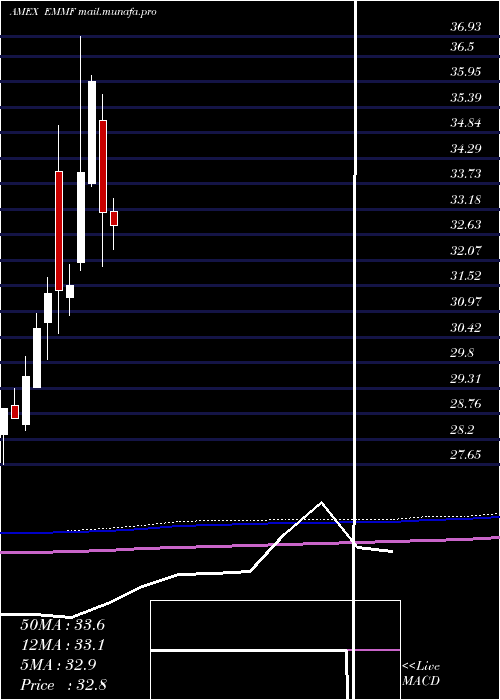  monthly chart WisdomtreeEm