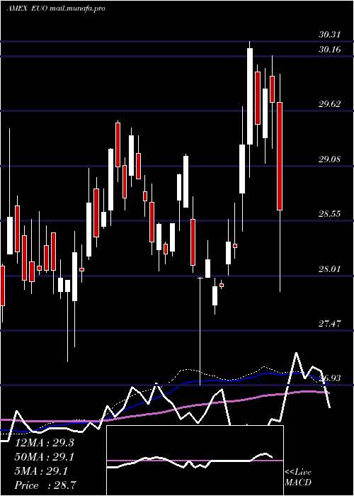  weekly chart UltrashortEuro