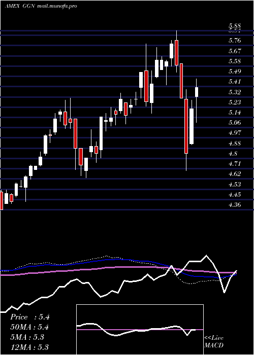  weekly chart GamcoGlobal