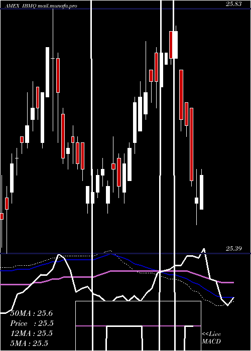  weekly chart IsharesIbonds