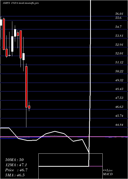  monthly chart IndiaIndex