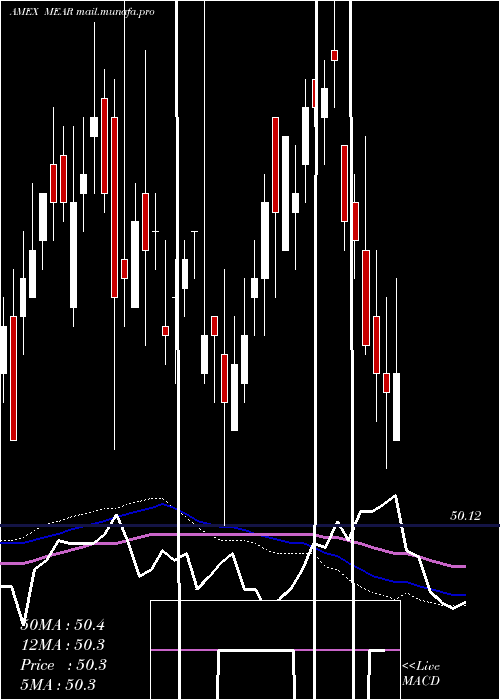  weekly chart IsharesShort