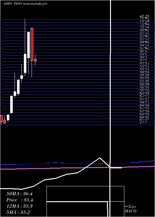  monthly chart SprottPhysical