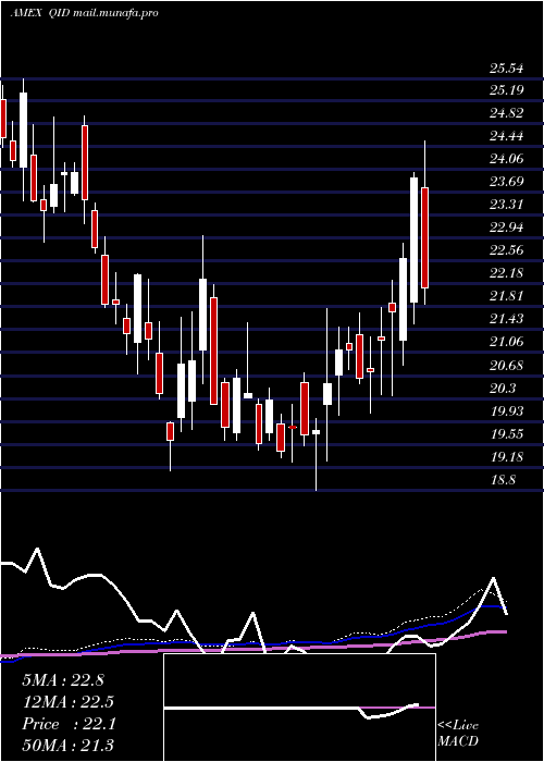  weekly chart UltrashortQqq
