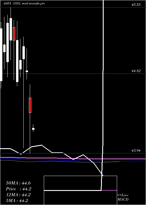  monthly chart XtrackersShort