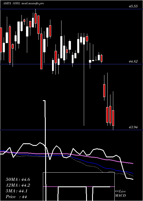  weekly chart XtrackersShort