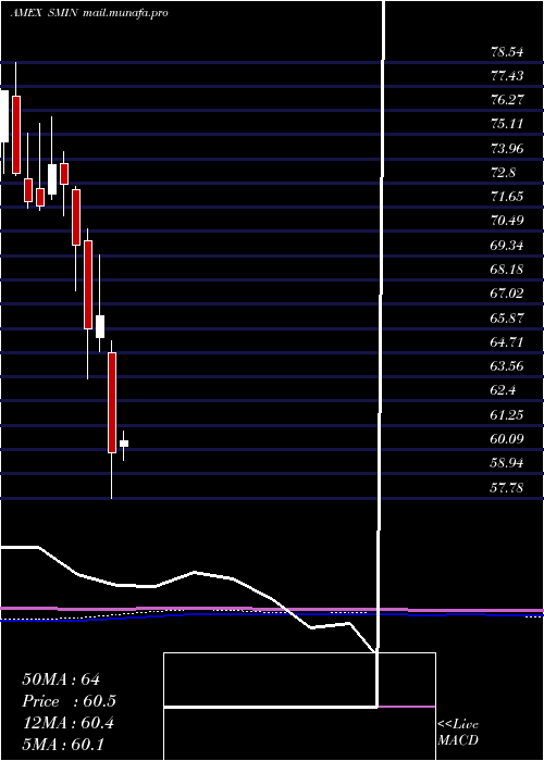  monthly chart IndiaSmallcap
