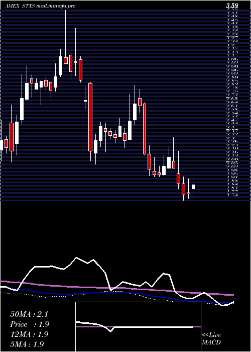  weekly chart StereotaxisInc