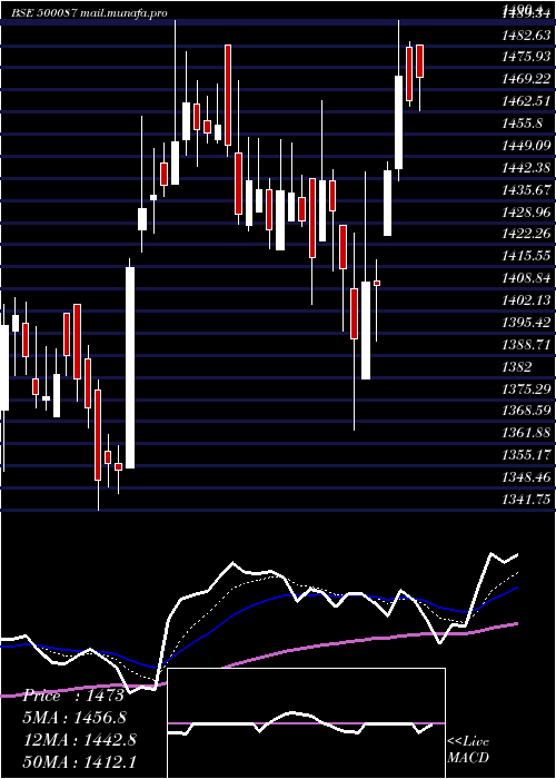  Daily chart Cipla
