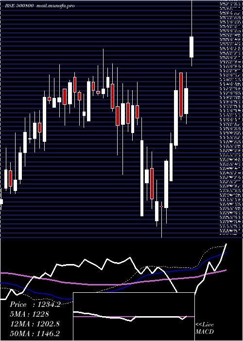  weekly chart Tataconsum