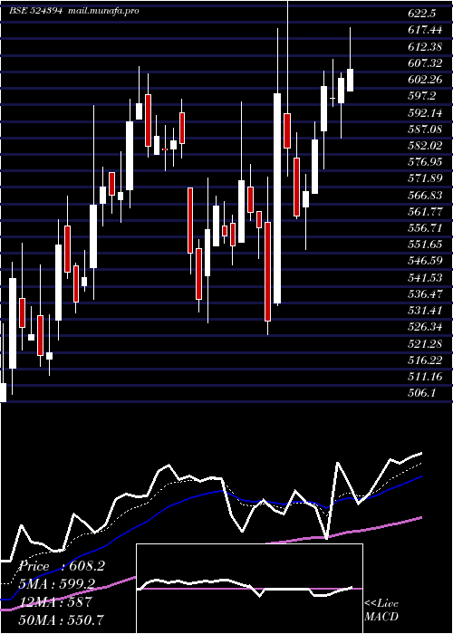  Daily chart VimtaLabs