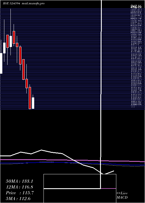  monthly chart AshokAlco