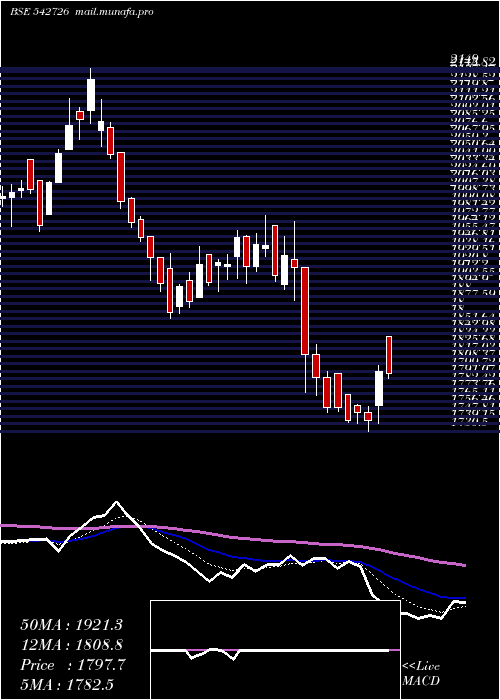  Daily chart Indiamart