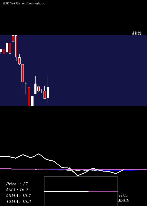  monthly chart CitichemIndia