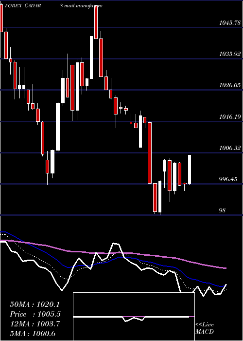  Daily chart CanadianDollar