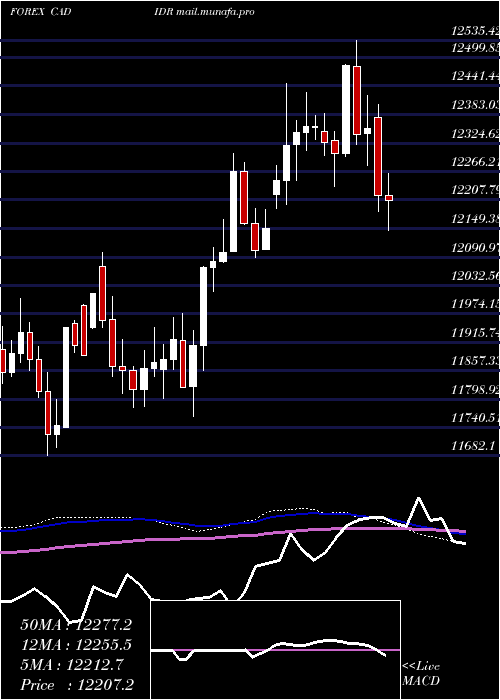 weekly chart CanadianDollar