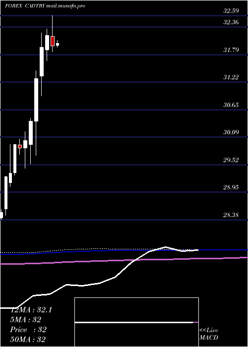  monthly chart CanadianDollar