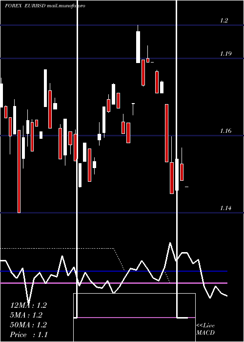  weekly chart EuroDollar