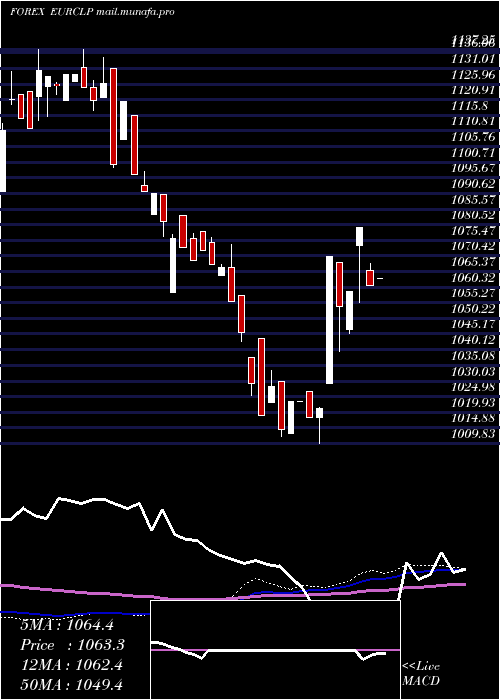  weekly chart EuroDollar