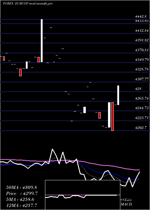  Daily chart EuroDollar