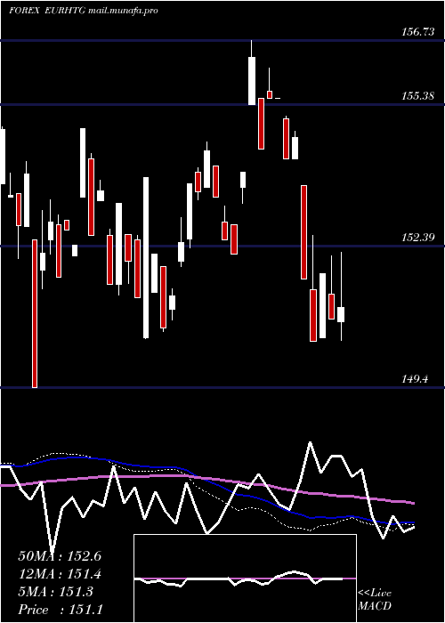  weekly chart EuroDollar