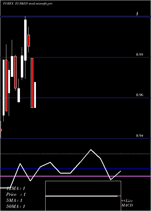  monthly chart EuroDollar