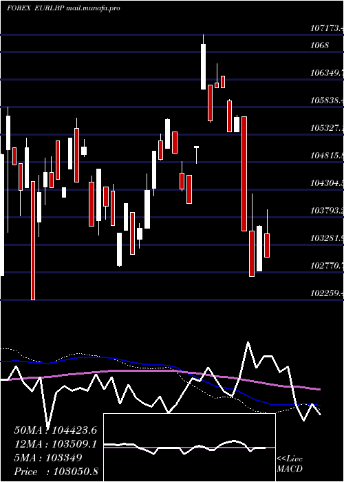  weekly chart EuroDollar