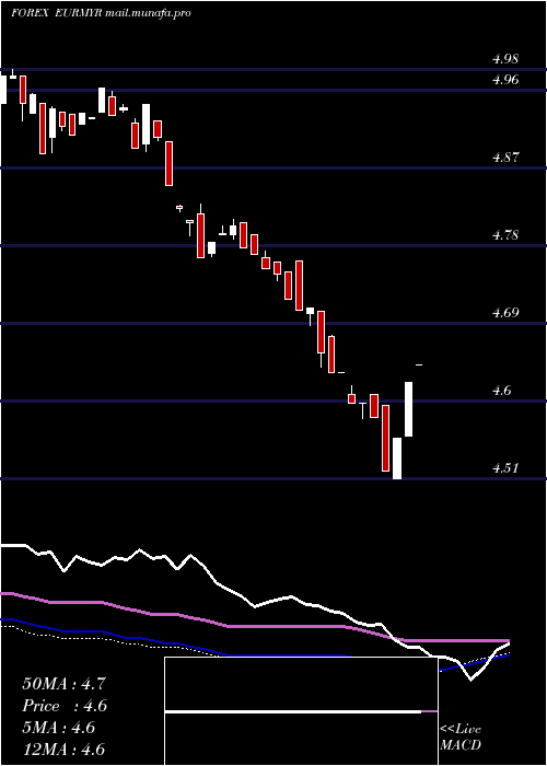  weekly chart EuroDollar