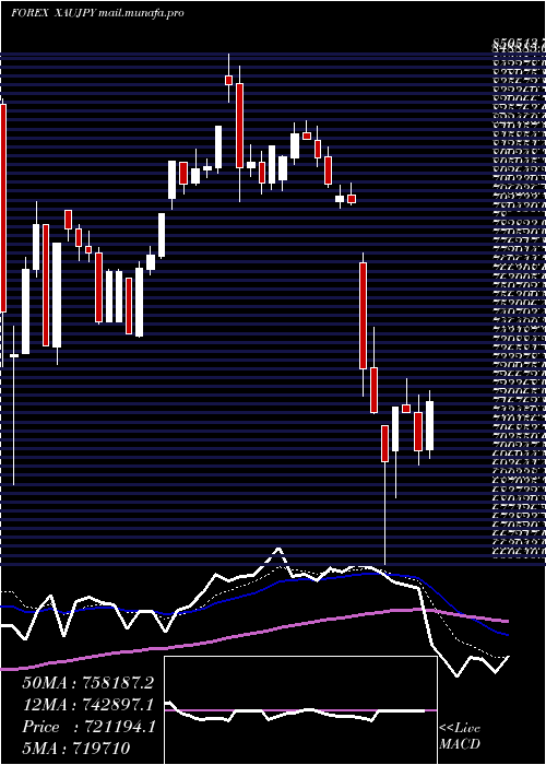  Daily chart GoldJapanese