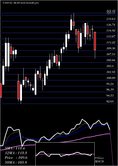  Daily chart AkamaiTechnologies