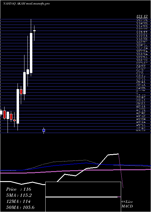  monthly chart AkamaiTechnologies