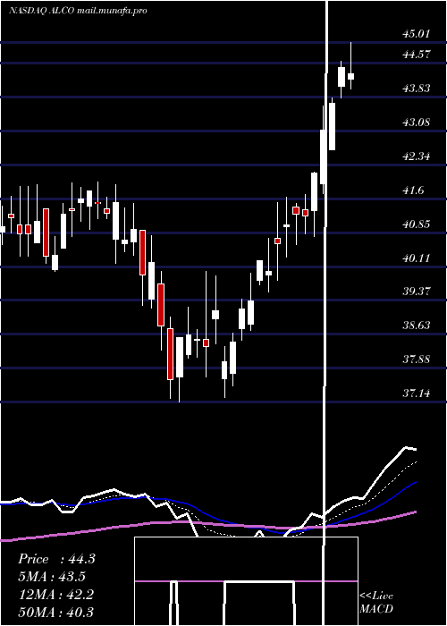  Daily chart AlicoInc
