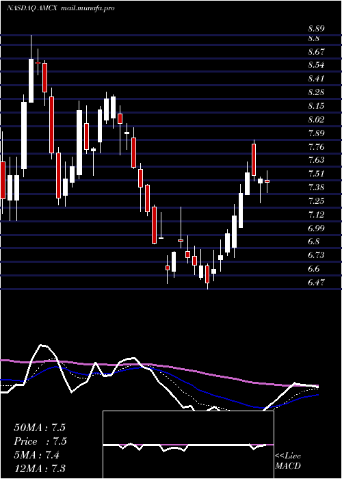  Daily chart AmcNetworks