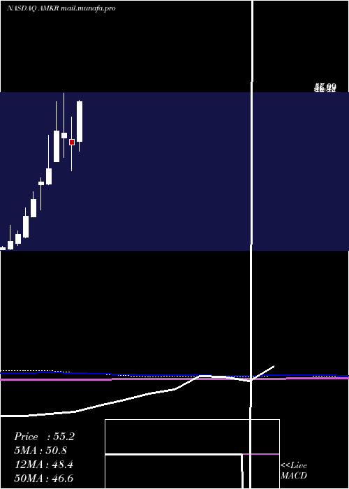  monthly chart AmkorTechnology