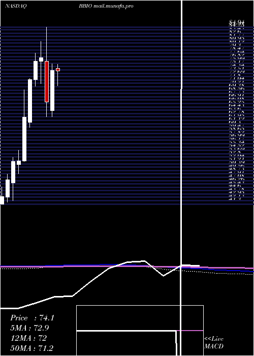  monthly chart BridgebioPharma