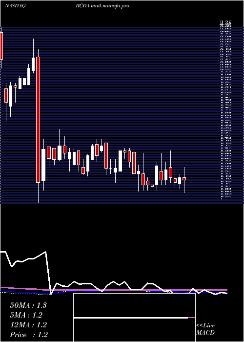  weekly chart BiocardiaInc