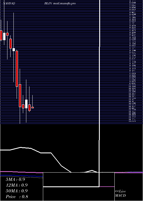  monthly chart BridgelineDigital