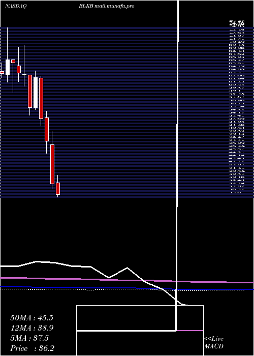  monthly chart BlackbaudInc