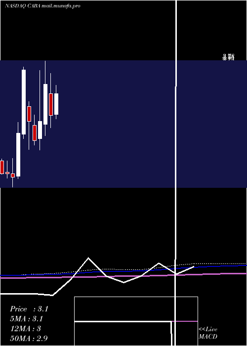  monthly chart CabalettaBio