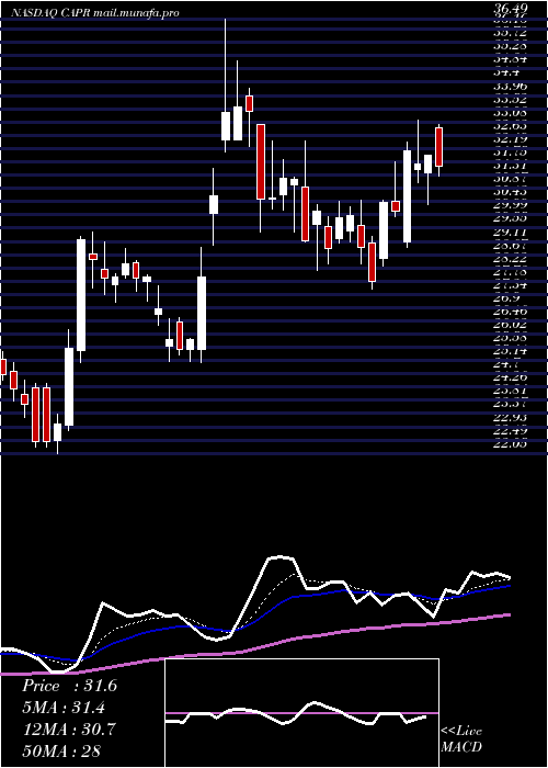  Daily chart CapricorTherapeutics