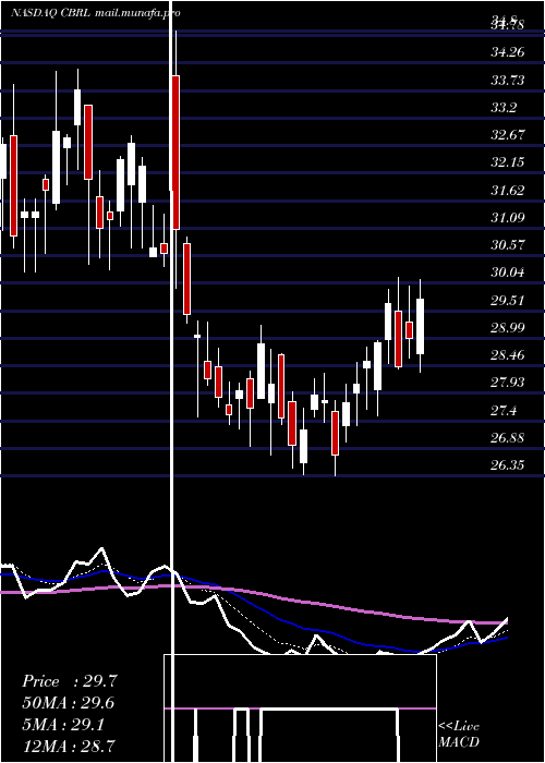  Daily chart CrackerBarrel