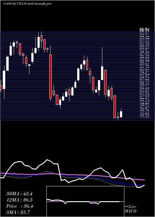  weekly chart CelsiusHoldings