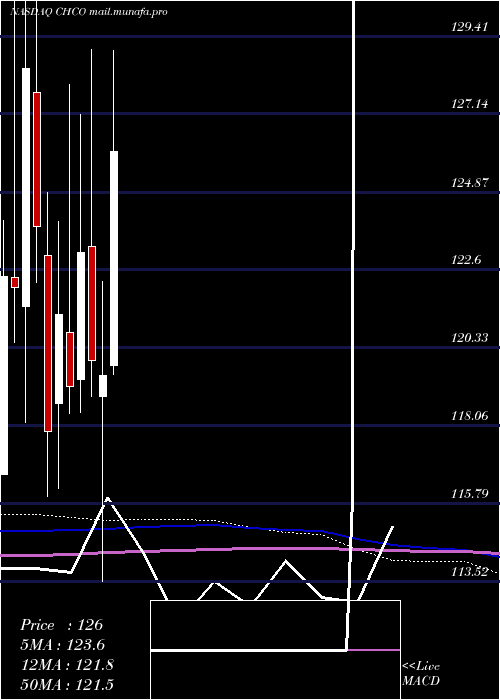  monthly chart CityHolding
