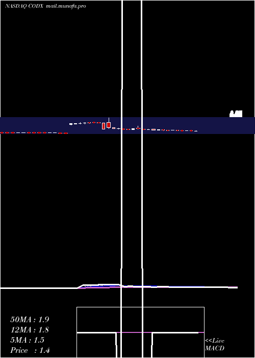  Daily chart CoDiagnostics