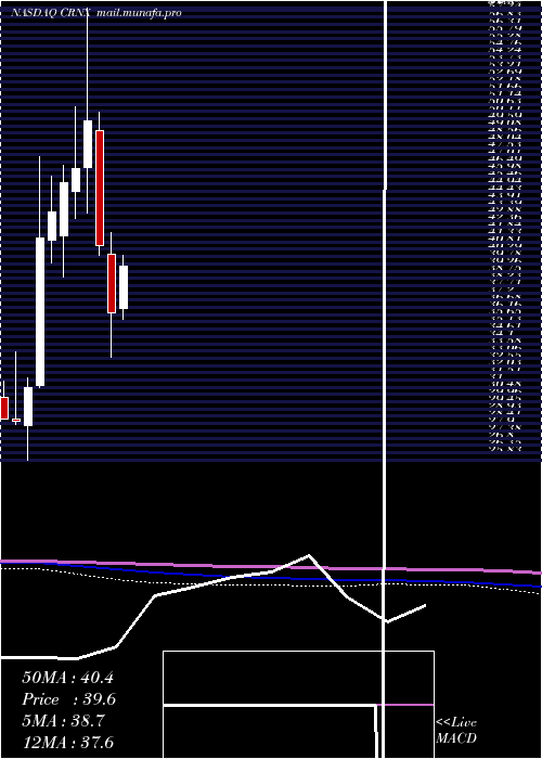  monthly chart CrineticsPharmaceuticals